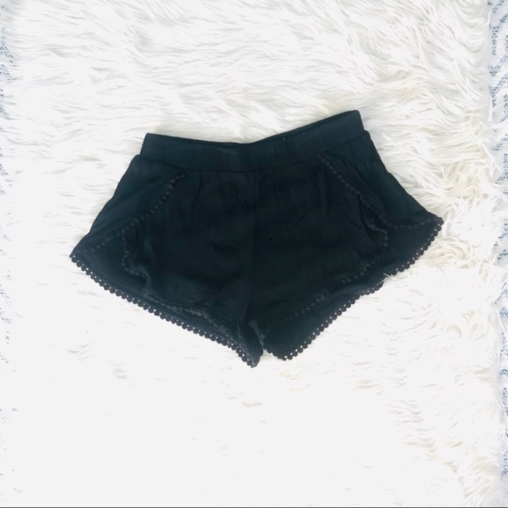| ADD ON ONLY Black Lounge/Beach Shorts |